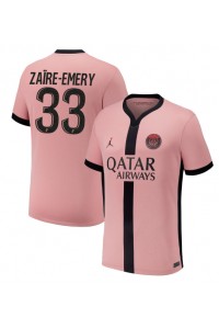 Fotbalové Dres Paris Saint-Germain Warren Zaire-Emery #33 Třetí Oblečení 2024-25 Krátký Rukáv